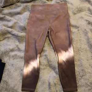 Althleta Army green 7/8th leggings